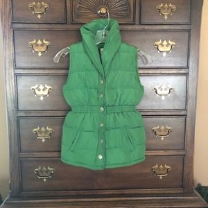 Gymboree Girls (Size 7/8) Puffer Vest in Kelly Green